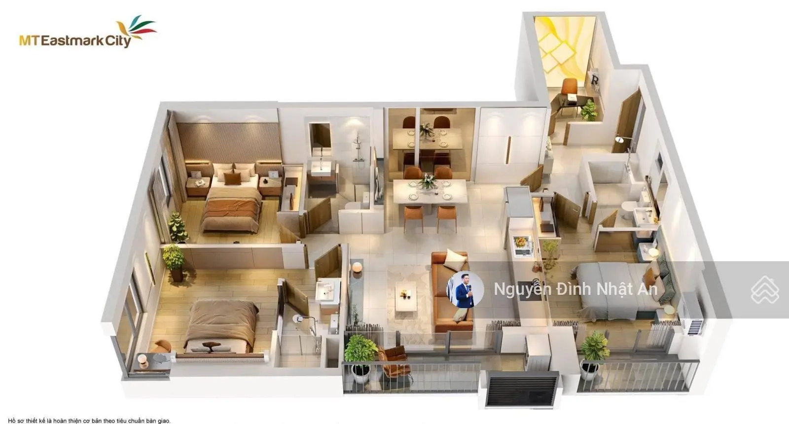 Chính chủ bán nhanh 2 căn 3PN 99,9m2 giá tốt nhất thị trường chỉ 3,5 tỷ bao thuế phí LH 0935 015 ***