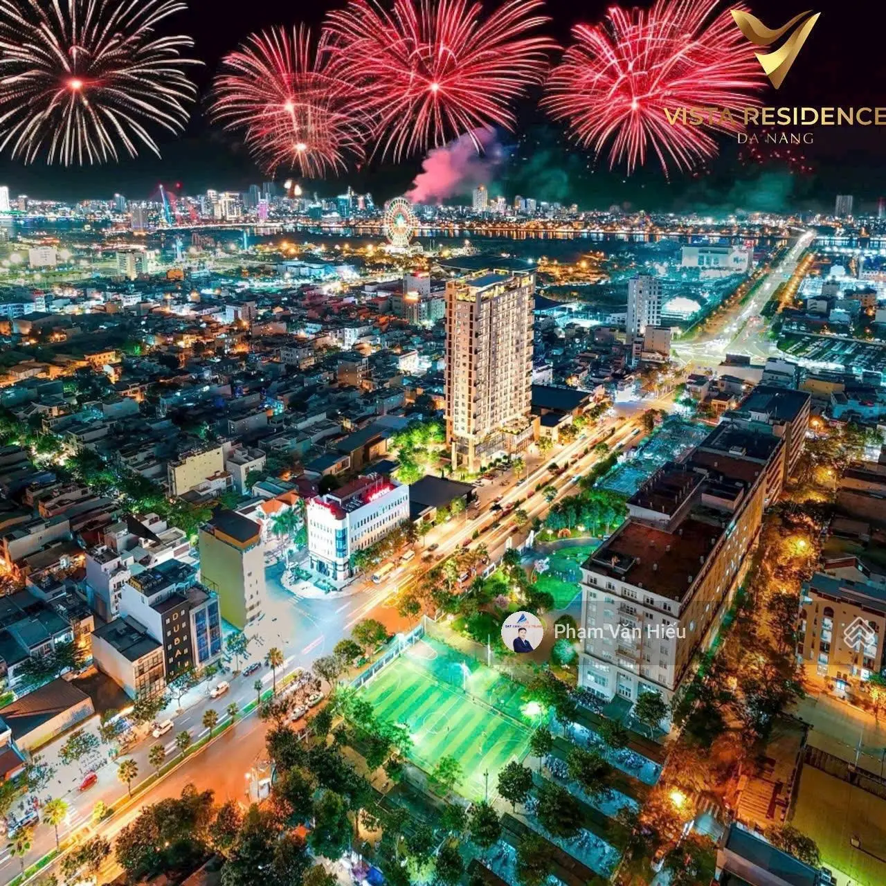 Căn hộ Vista TT Hải Châu ĐN 2PN ven sông Hàn -View pháo hoa-Biển-Ưu đãi 616tr- Gía CĐT:1,2 tỷ (30%)