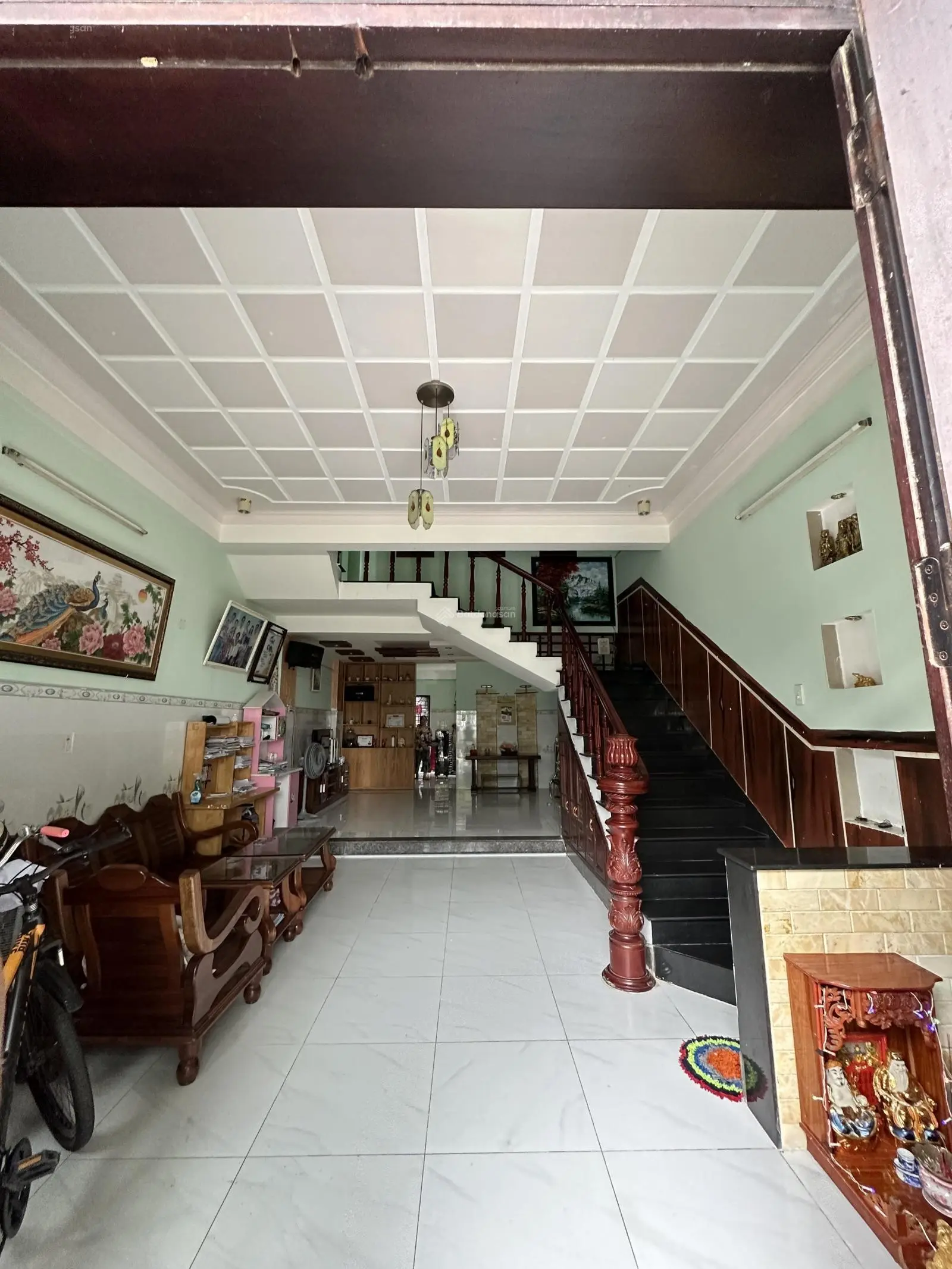 Bán đất tặng nhà, mặt tiền đường 5,5m Dương Trí Trạch. Nhà 2 tầng kiên cố, Dt 75m, giá chỉ 6,2tỷ Tl