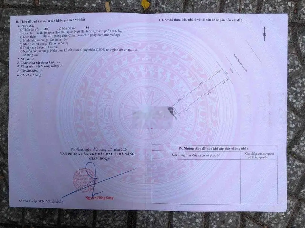 Bán đất mặt tiền NGUYỄN DUY TRINH