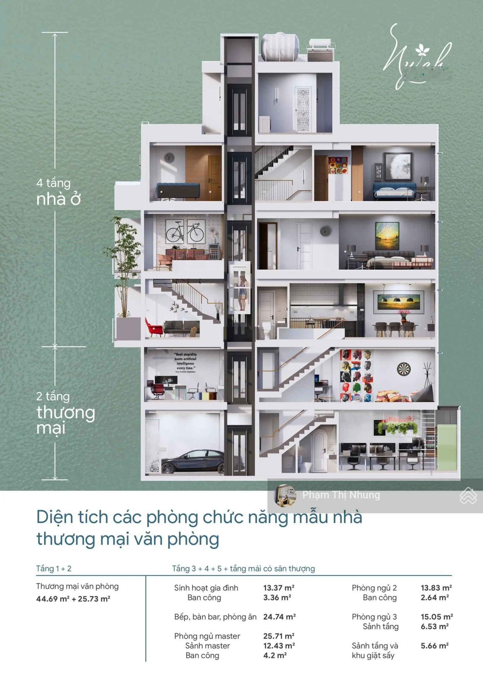 Bán nhà MTKD An Dương Vương, P.16, Quận 8, DT 4x16,5m xây 6 tầng, thiết kế hiện đại, giá 9,4 tỷ