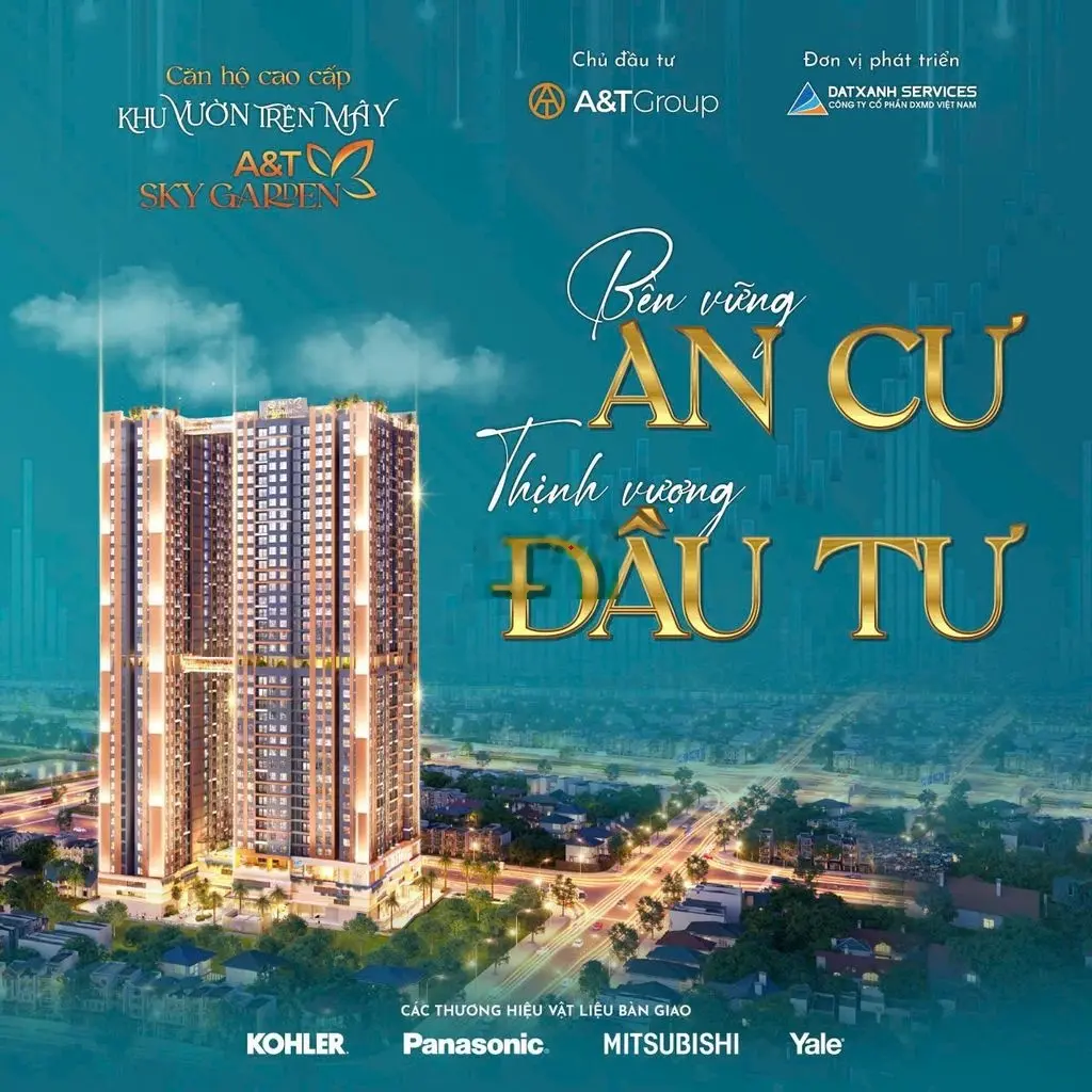 A&T SKY GARDEN CĂN HỘ SĂN MÂY 3 MẶT HƯỚNG THỦY TẠI BẮC SÀI GÒN