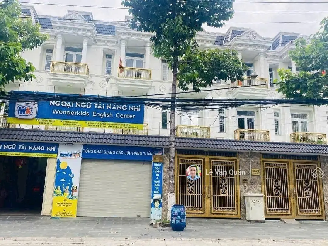 Bán nhà phố mặt tiền Võ Thị Sáu, Đông Hòa, Dĩ An