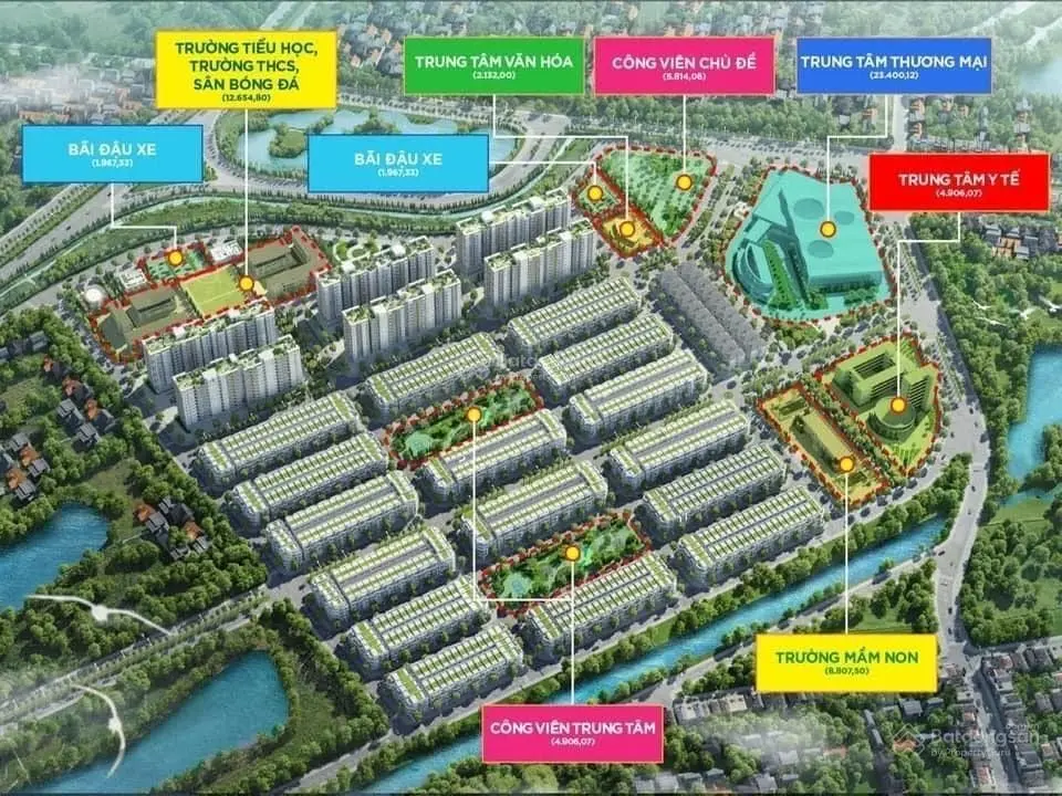 Bán nhanh căn Himlam Green Park, Bắc Ninh. Full nội thất cho thuê 26tr/th