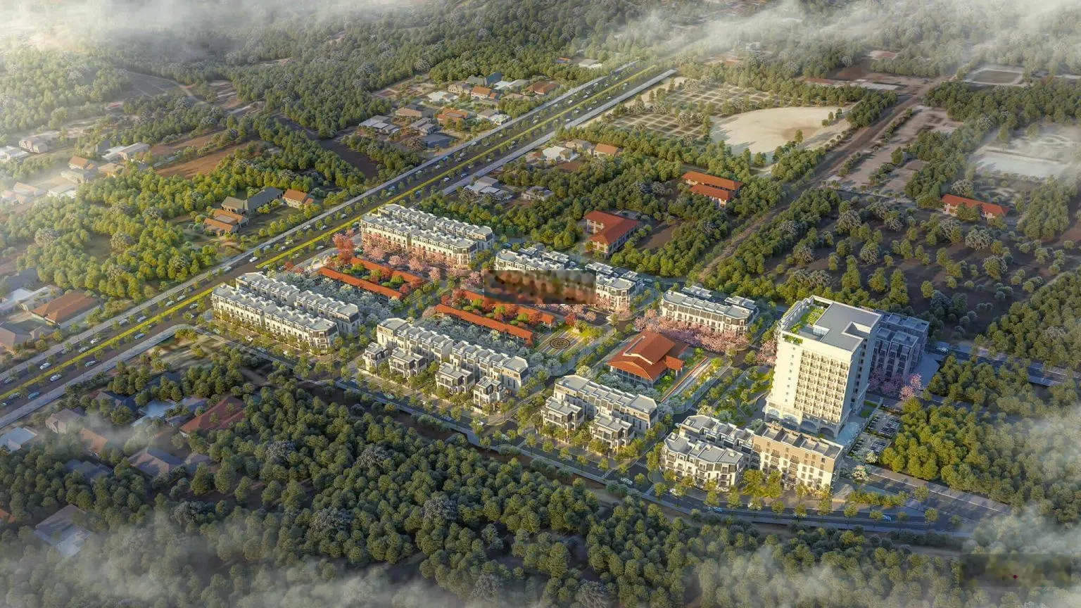 Bán gấp căn biệt thự mặt đường Quốc Lộ 6 thị trấn Mộc Châu