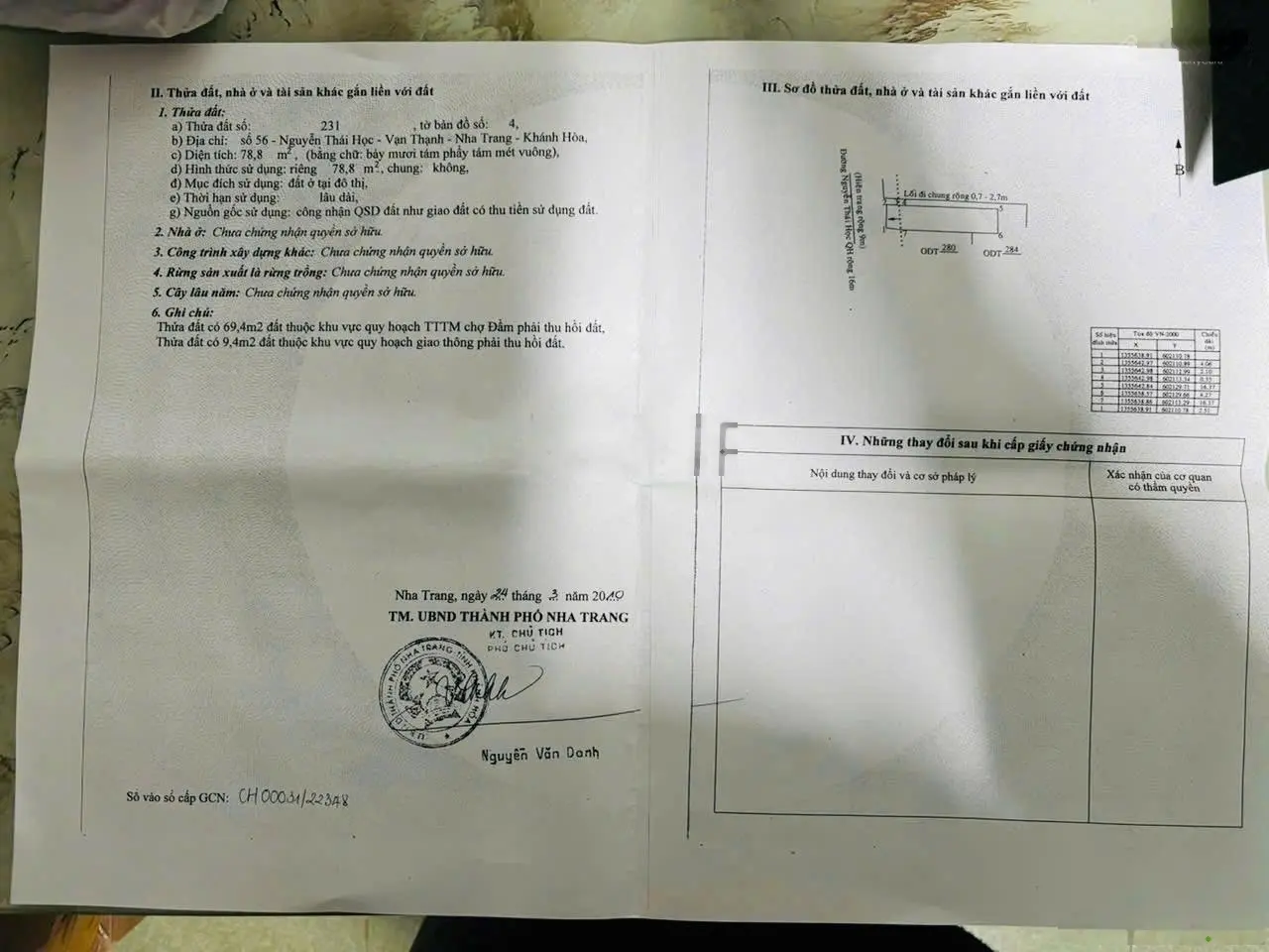 Bán nhà 2 tầng mặt tiền Nguyễn Thái Học phường vạn thạnh ,gần chợ Đầm kinh doanh đỉnh cao giá 4 t8