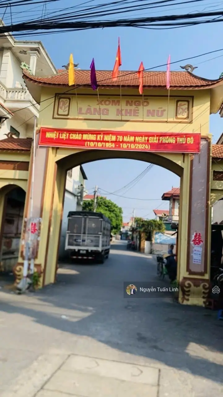 Bán căn nhà cấp 4: 46m2 Khê Nữ, Nguyên Khê nhà đẹp ở ngay - Kia Morning đỗ cửa