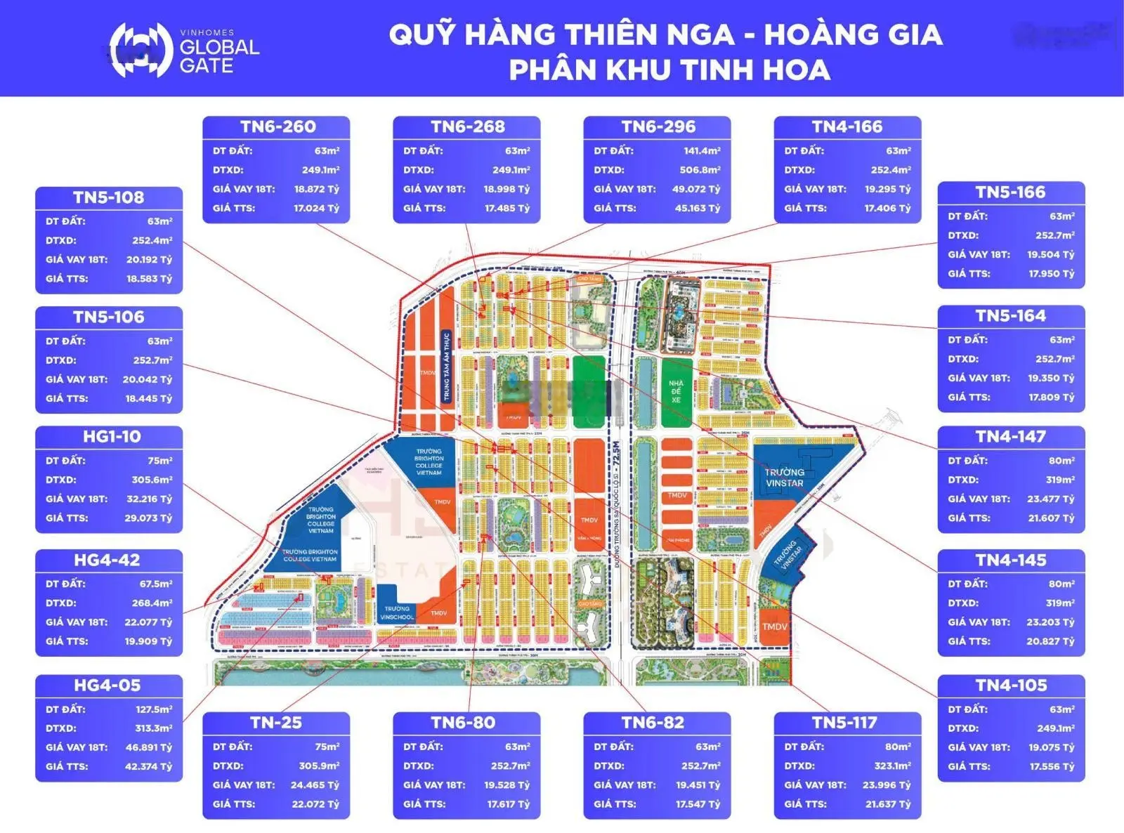 Chính chủ bán căn liền kề khu nhật nguyệt 1. dt 62.5m2. giá 18,5ty lh 0889662269