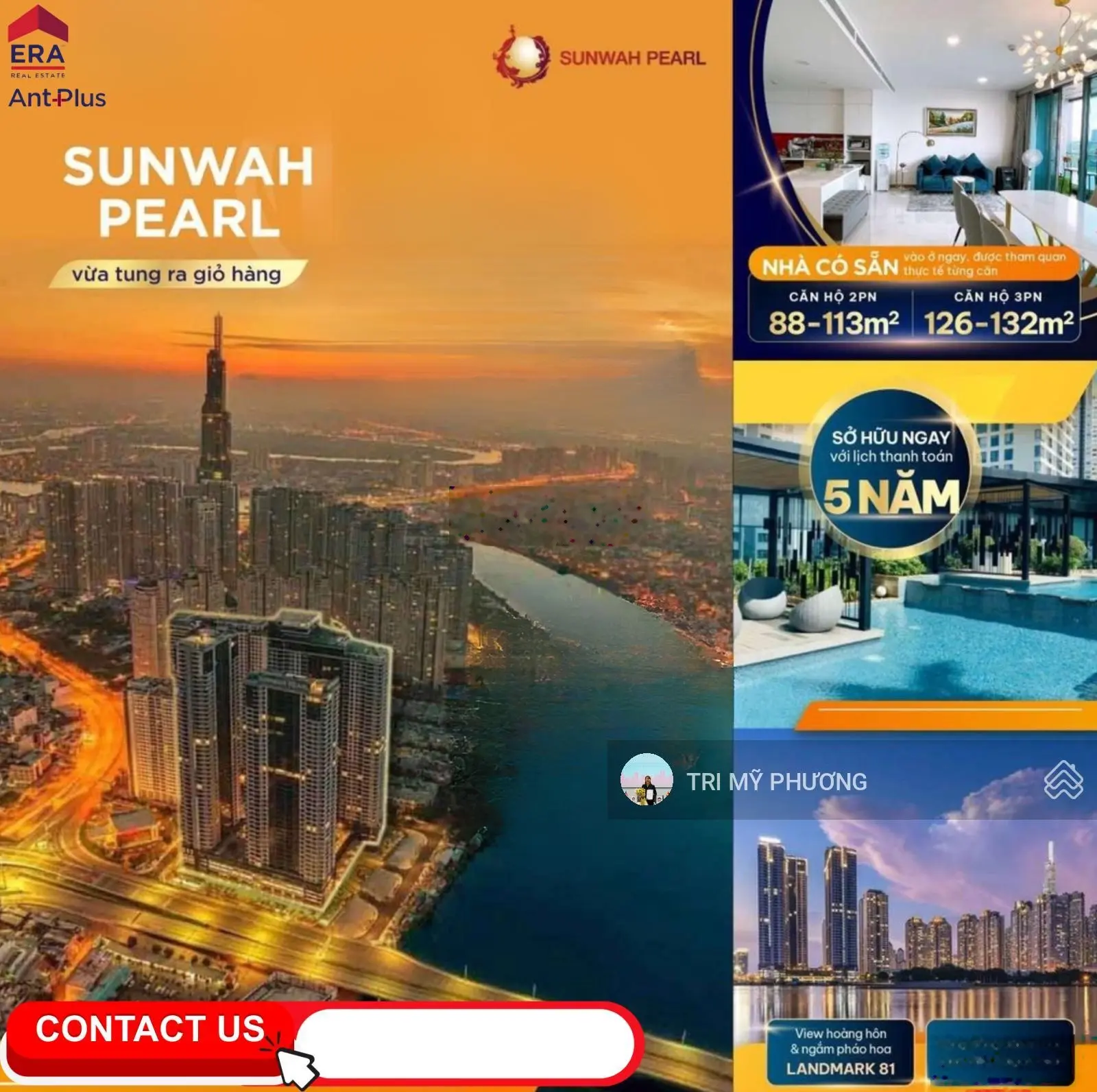 Bán nhiều căn giá tốt 2PN, 3PN - Sunwah Pearl - View trực diện sông SG - Giỏ hàng mới CĐT T6/2024