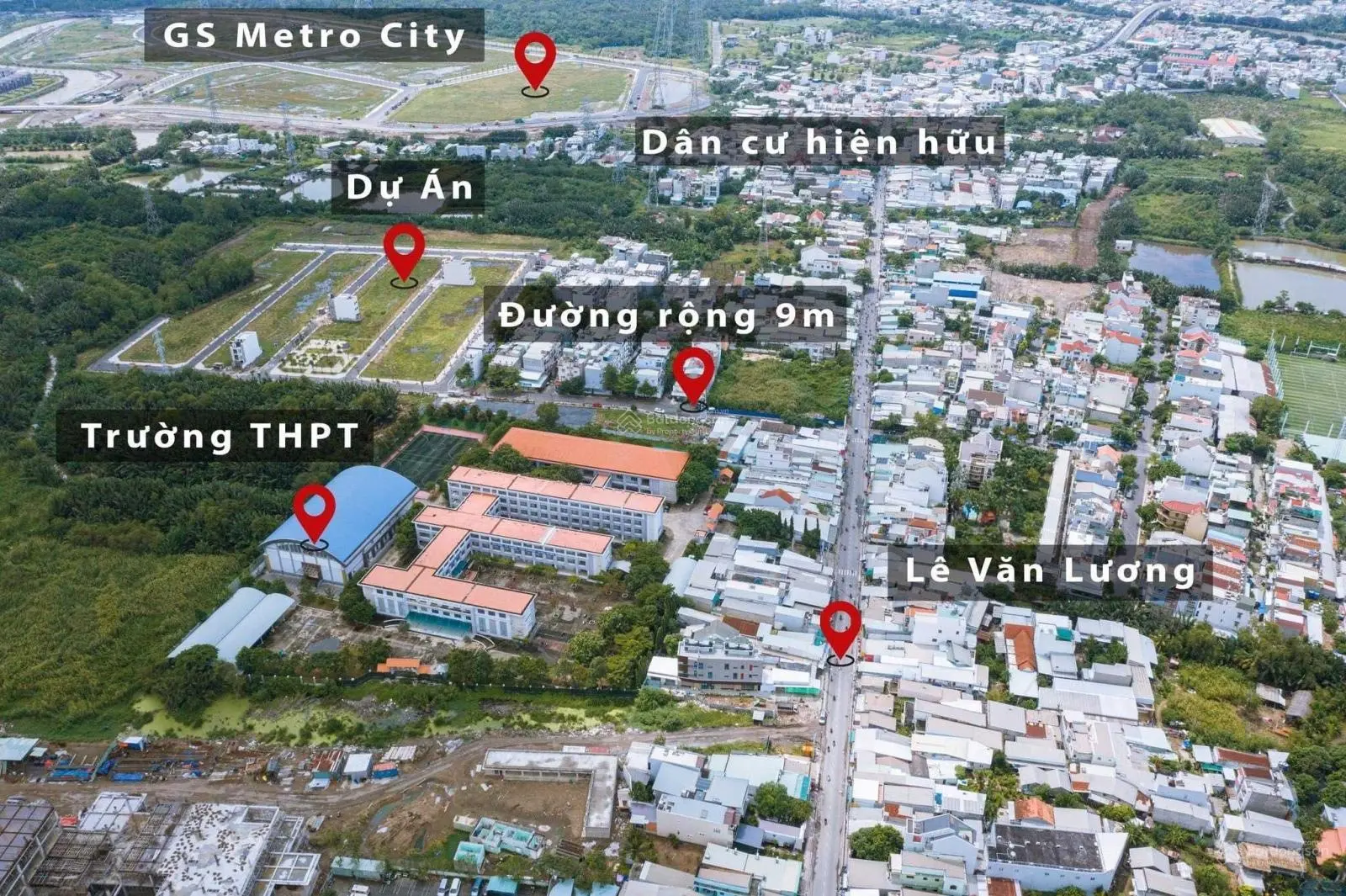 Bán đất 1181 Lê Văn Lương, Sài Gòn South Village 5x19m chỉ 56 tr/m2, sổ hồng, xây tự do không ngập