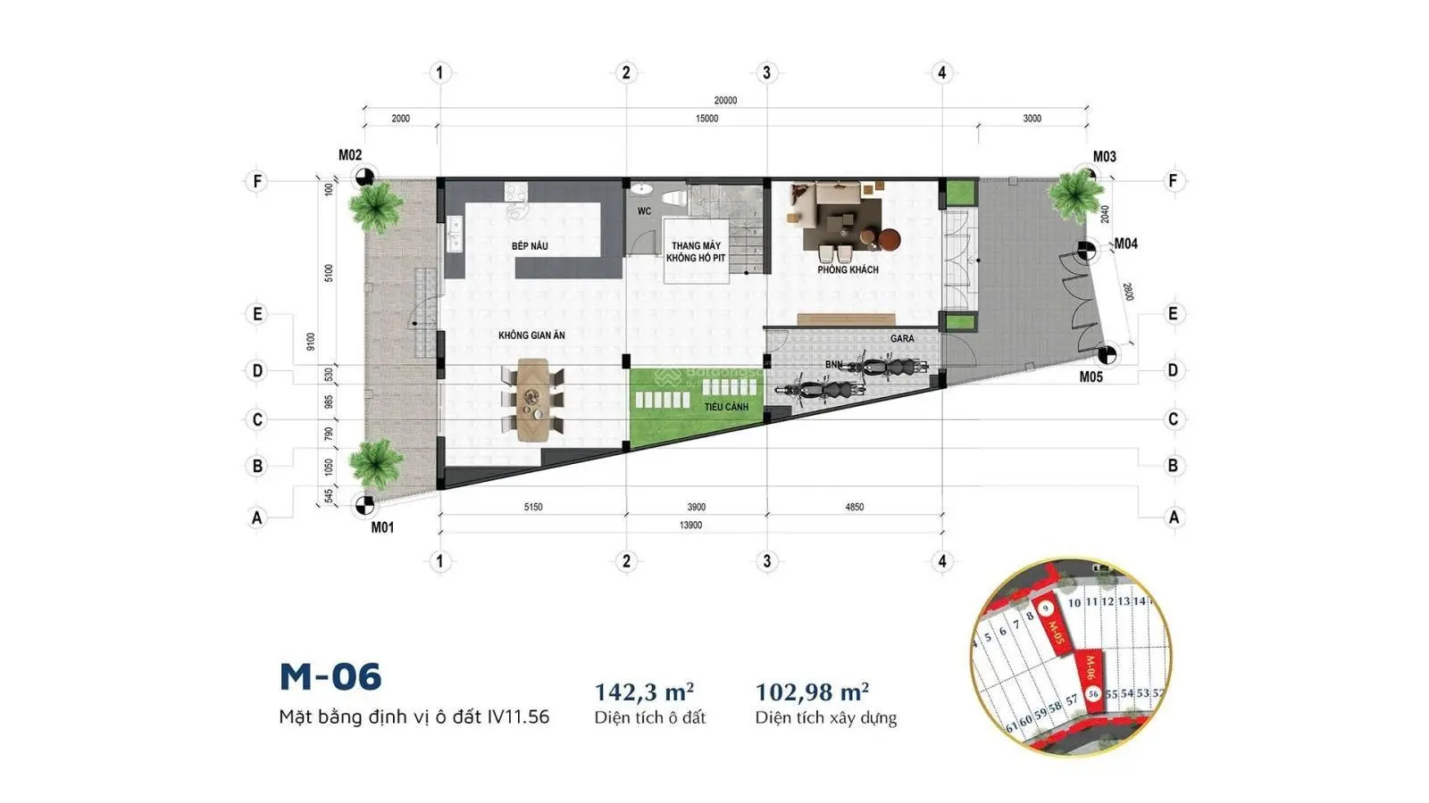 Bán nhà phố Đông Tăng Long Nở hậu tài lộc, đối diện trường học 142,3m2 chỉ nhỉnh 60tr