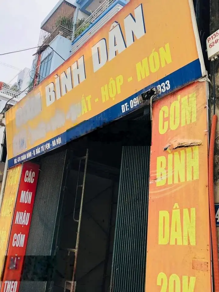 Bán nhà mặt phố chính chủ 100m2 tại XUÂN ĐỈNH _ BẮC TỪ LIÊM