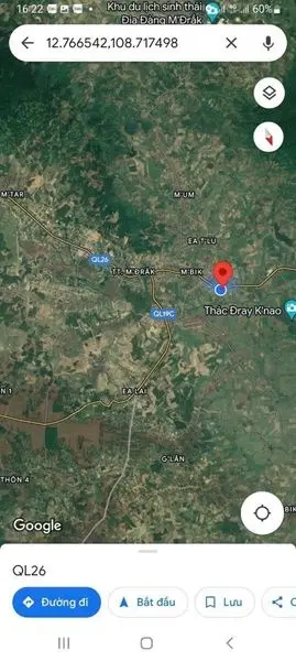 Bán đất mặt tiền Quốc Lộ 26 huyện M'Đrăk đẹp miên man chỉ 6 tỷ