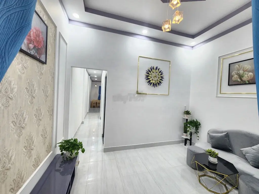 Nhà mới 100% thổ cư nhỏ nhỏ xinh xinh - phú tân - tp bến tre đường ôtô