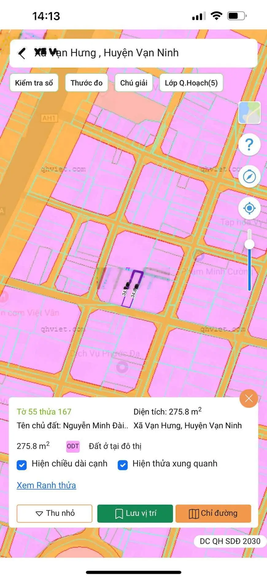 Bán lô đất có nhà c4 Thôn hà già vạn hưng gần biển 150m