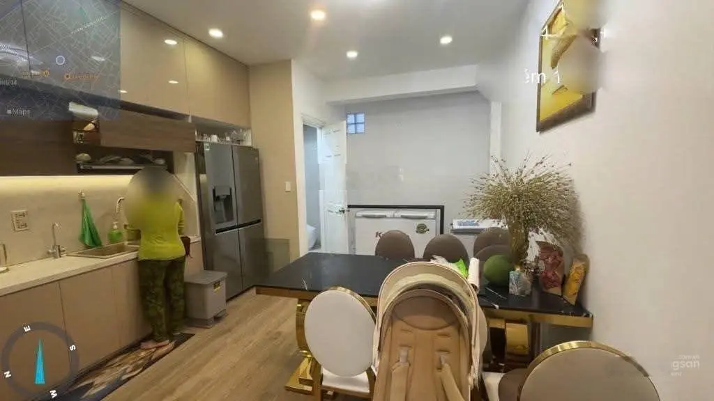 Nhà bán Khu Phân Lô Cao Tầng, Hẻm 1xẹt 6m Ôtô Q Đầu, Hầm 2 ôtô *76m2x4 Tầng, 4pn,6wc,*hơn 8 tỷ TL