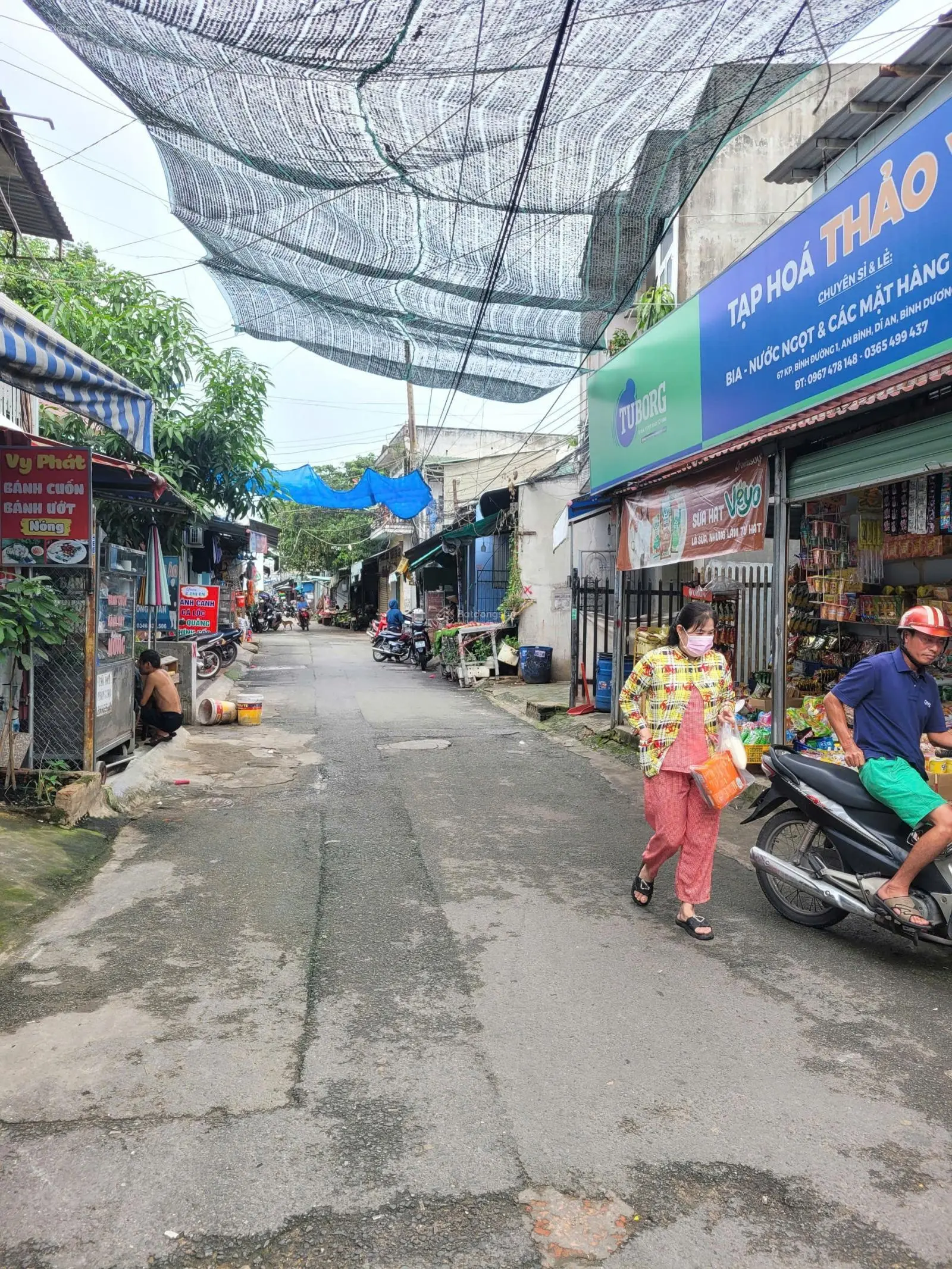 Bán nhà trọ ngay chợ Dĩ An 2 đường Thông Kinh Doanh Buôn Bán ngang 4,5x23m chỉ 3ty6 TL