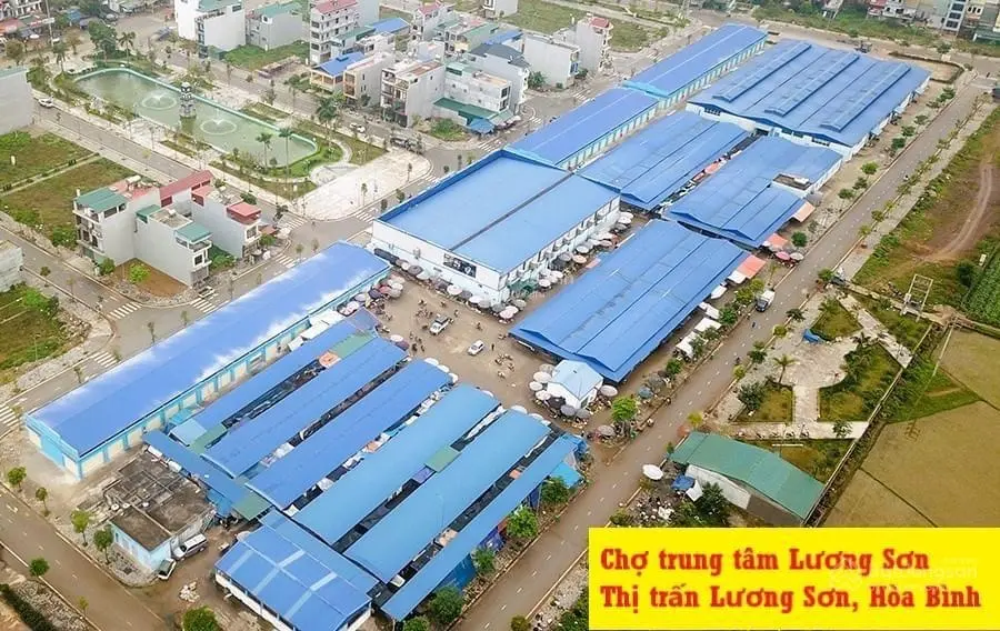 Bán mảnh đất tại 9 Downtown Lương Sơn, giá chỉ 2.5 tỷ đẹp và trung tâm nhất gần Quốc lộ 6