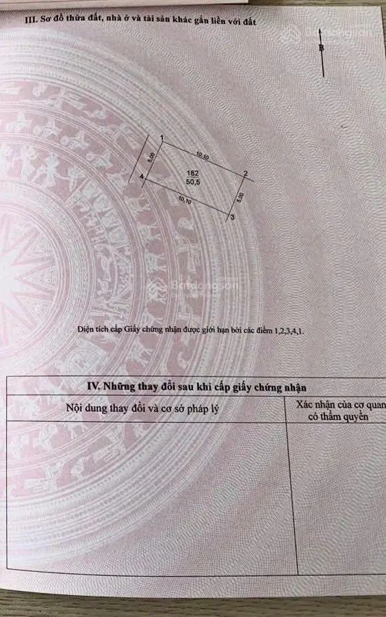 Bán đất chính chủ giá nhỉnh tỷ 50.5m2 tại Hà Phong Liên Hà Đông Anh