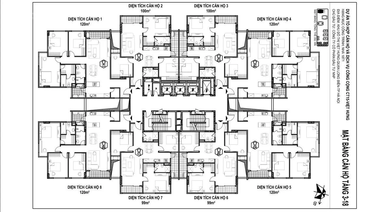 Chính chủ em bán căn 120m2, 3 ngủ giá 5.85 tỷ Green Park Việt Hưng - Long Biên