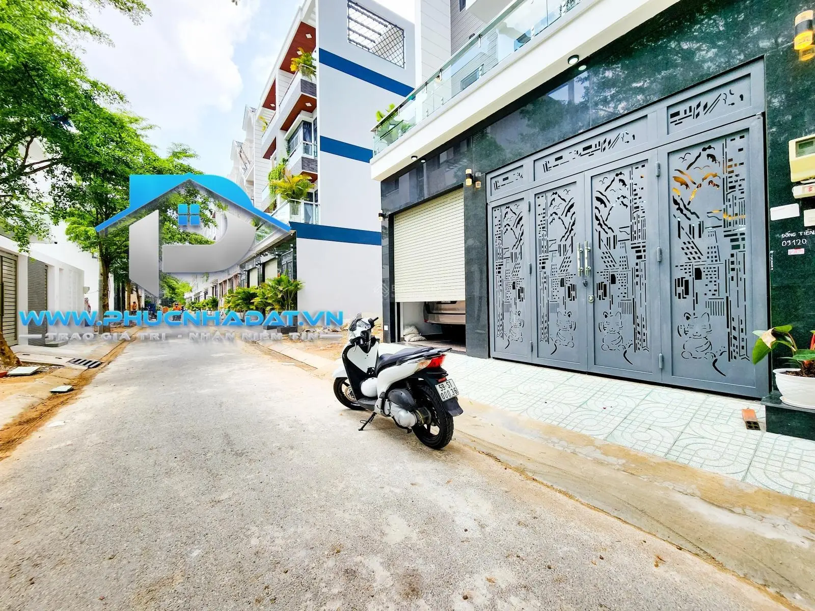 Nhà phố hiện đại khu dân cư Anh Tuấn Green Riverside Huỳnh Tấn Phát - Giá 7.5 tỷ 6.5x13m 0901 687 ***