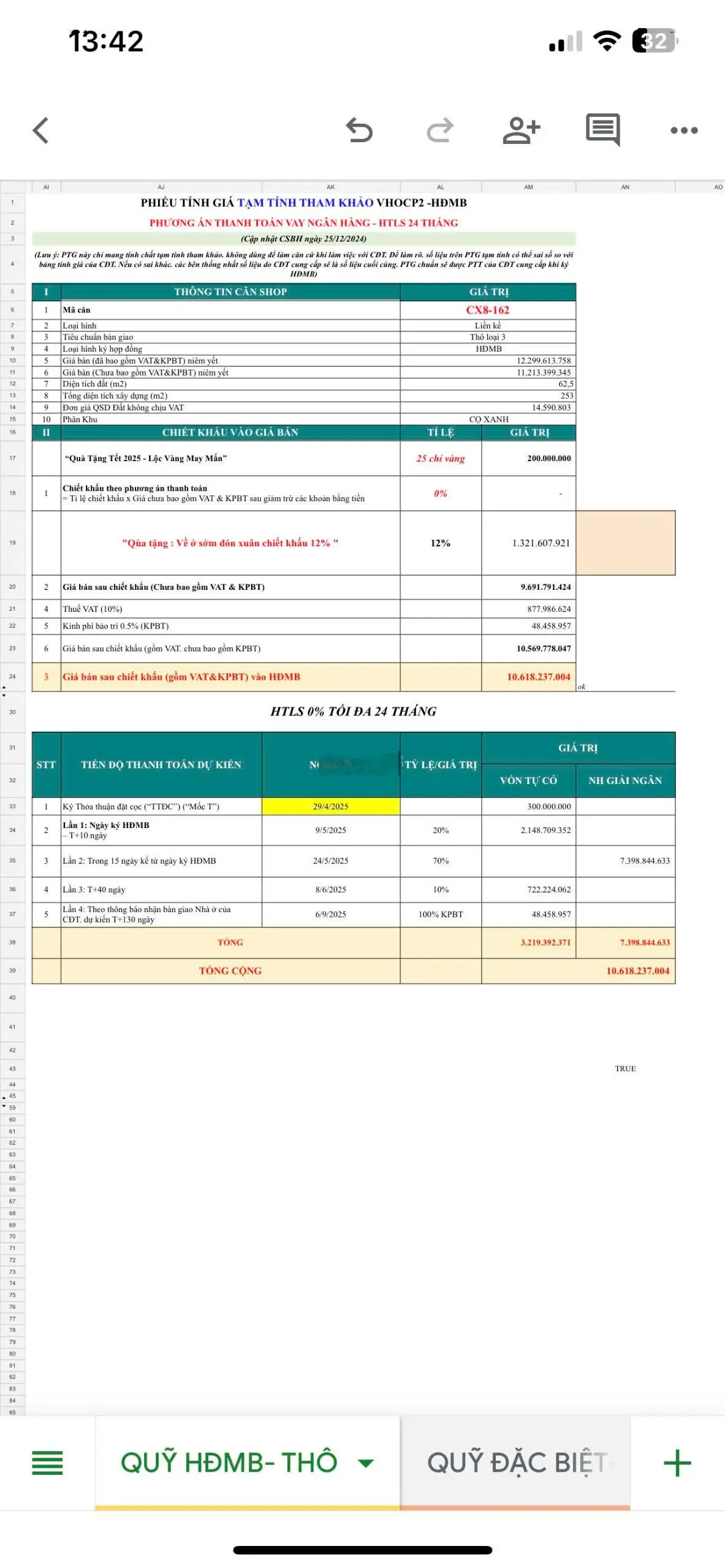 Quỹ 3 căn cọ xanh rẻ nhất ocean park 2 (tặng xe vf3)