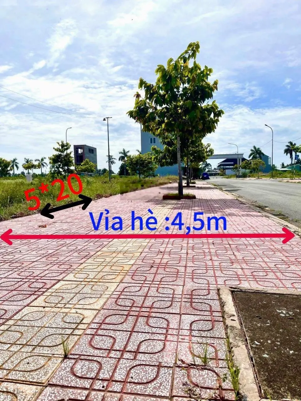 Cần bán đất chú Đạt sổ hồng đất (ODT) 100m2 - Trung tâm đô thị Thủ Thừa Long An