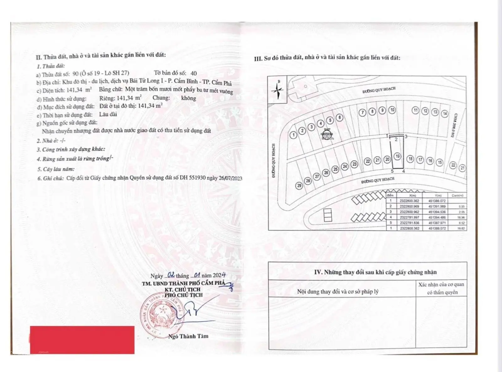 Bán đất tại Green Dragon City, Cẩm Phả, Quảng Ninh. Diện tích 115m2, giá 4,37 tỷ