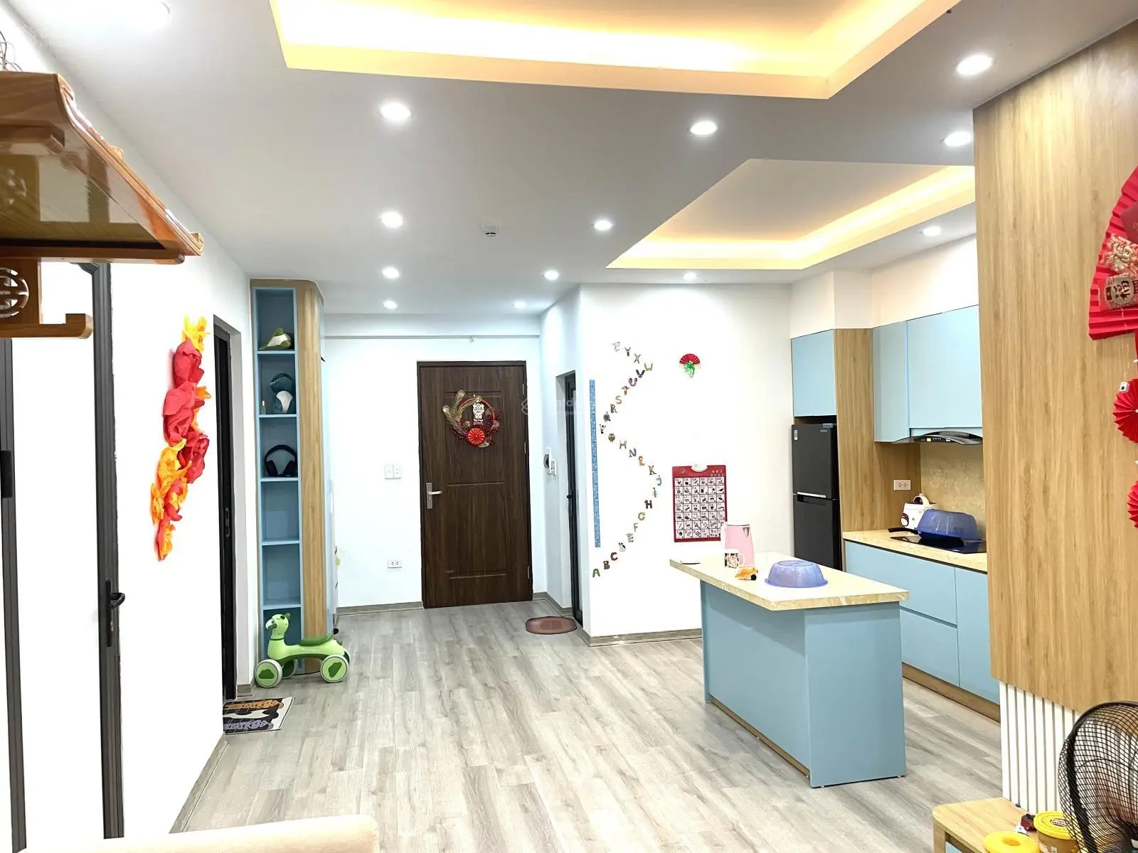 Căn góc 2pn - 2vs nội thất cơ bản