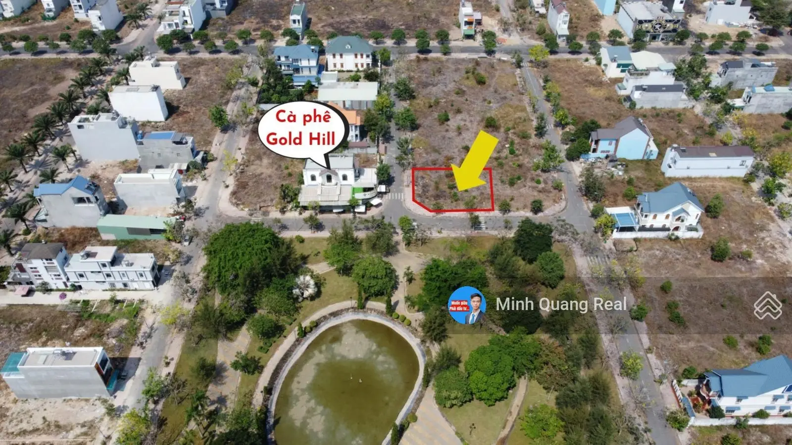Lô góc 2 mặt tiền vip 337m2, đối diện công viên và cf Gold Hill, chỉ 22,5tr/m2 thương lượng mạnh