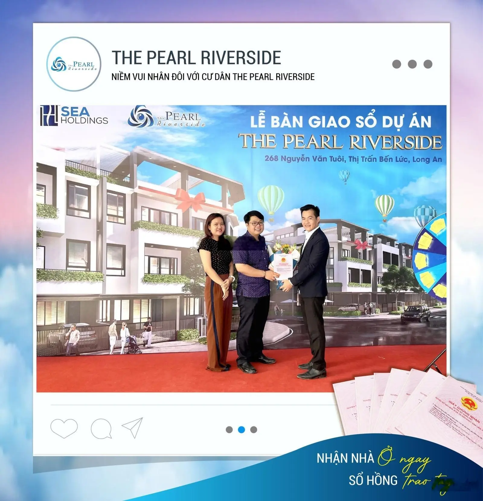 Nhà phố the pearl riverside mặt tiền sông - cuộc sống xanh - chuẩn singapore