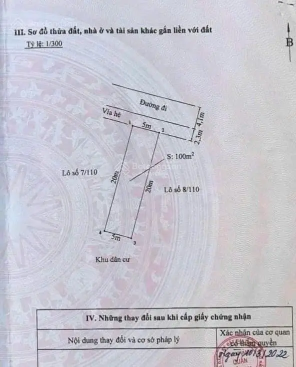 Chính chủ bán đất tuyến 2 Trung Lực, đường nhựa 4.1m