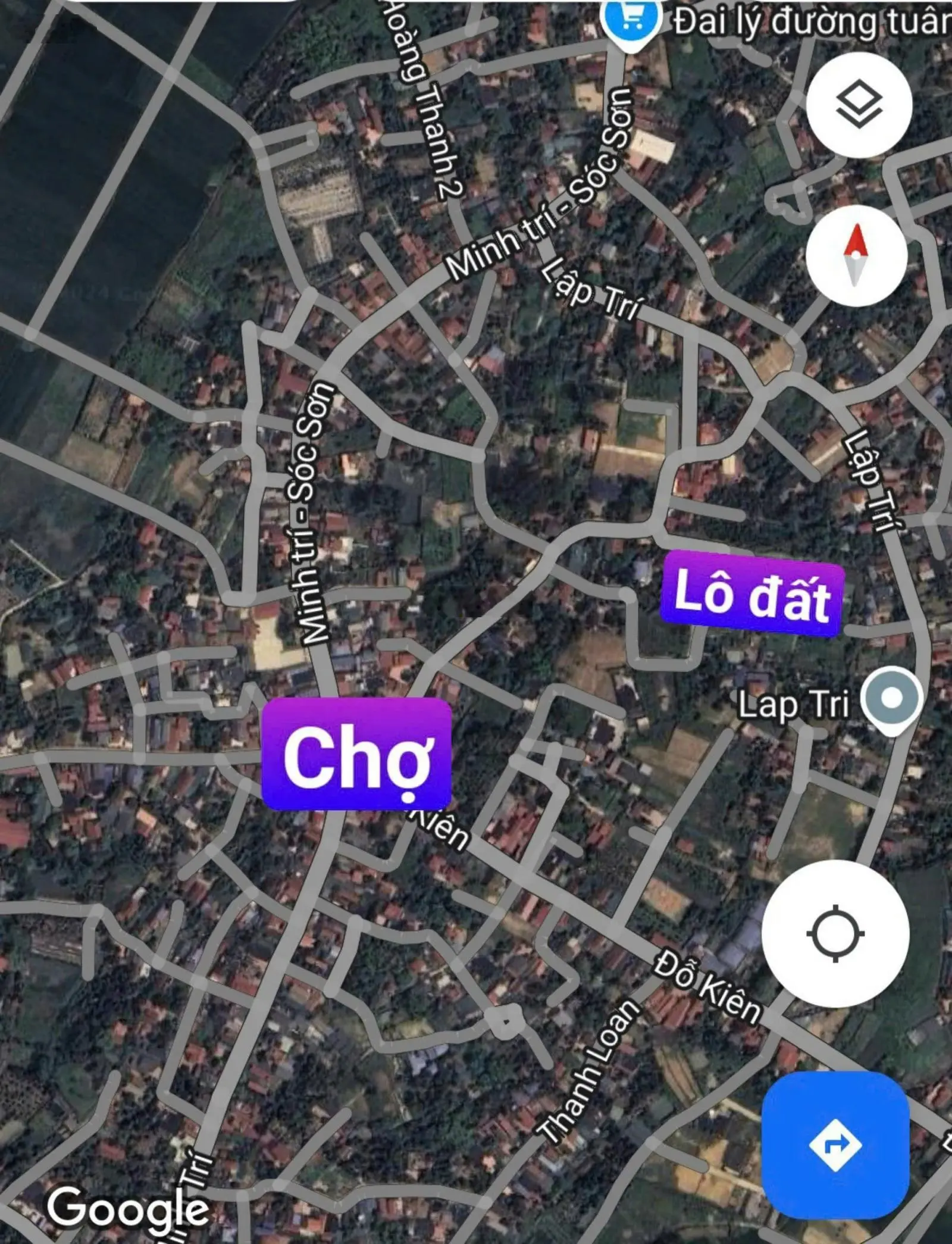 Nhỉnh 1 tỷ sở hữu lô đất đẹp 90.4m2, tôi chính chủ bán, sổ đầy đủ tại Lập Trí, Minh Trí, Sóc Sơn