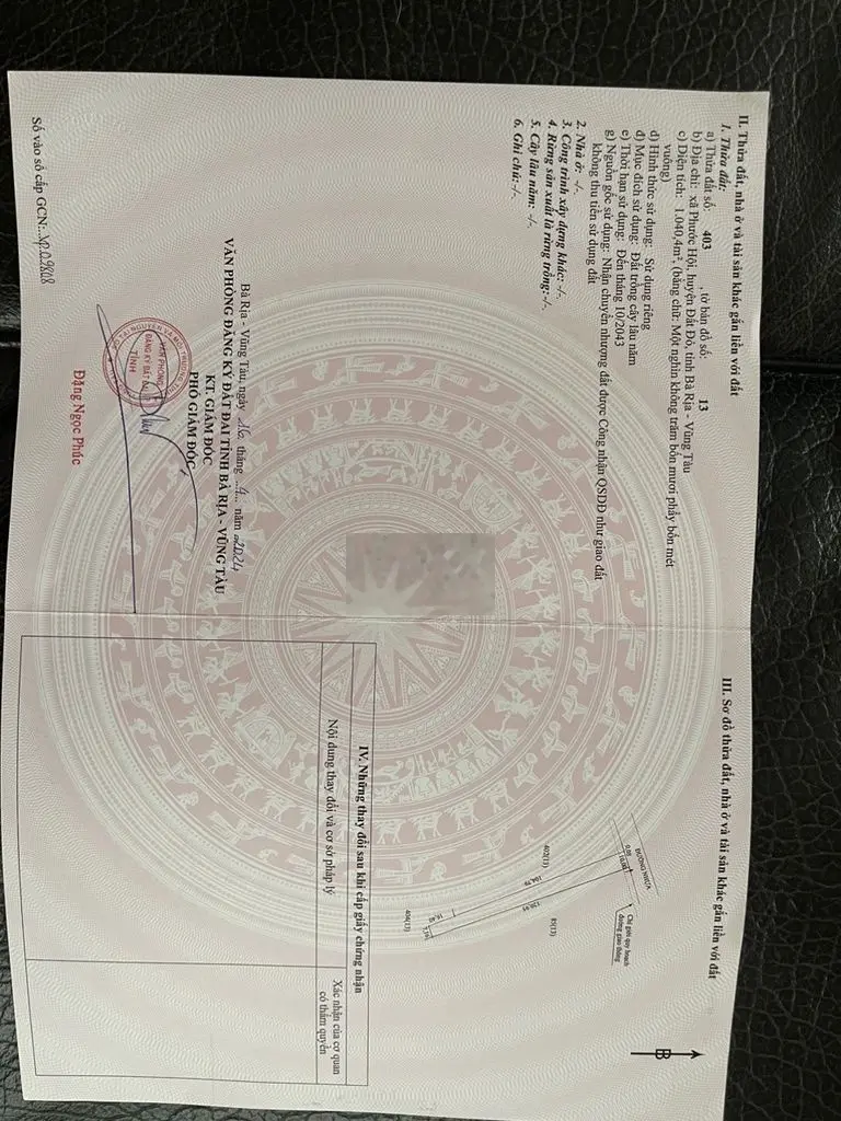 BÁN ĐẤT VƯƠNG NGHỈ DƯỠNG GẦN BIỂN 1000M2 XÃ PHƯỚC HỘI GIÁ 2,55 TỶ
