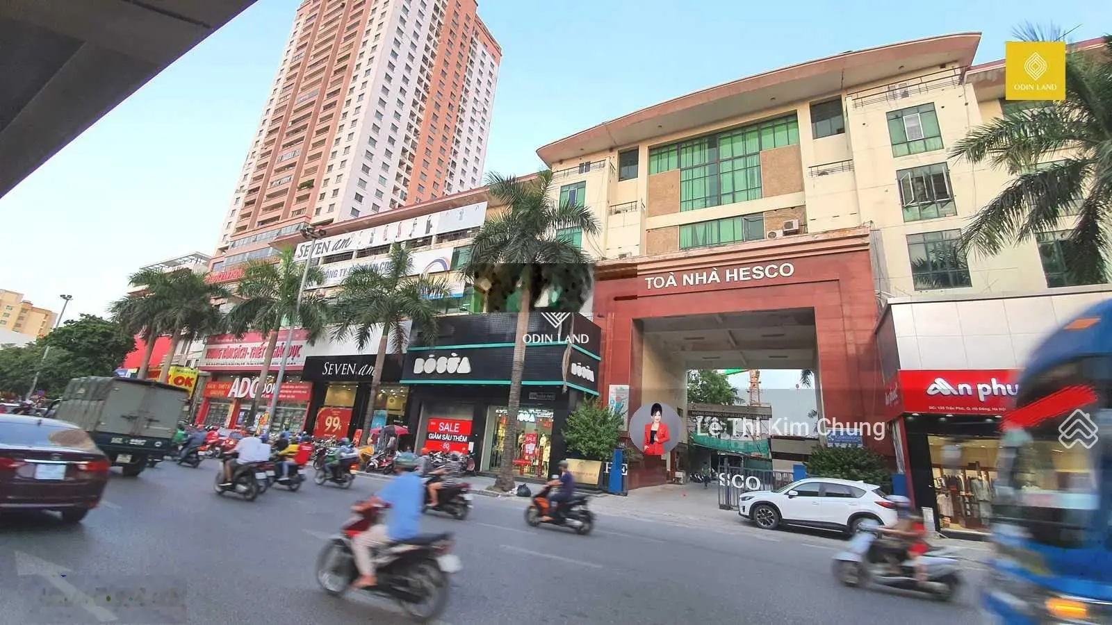 Tòa VP. Trần Phú, Hà Đông. Cam kết không QH. Đường rộng 2 ô tô cất trong nhà. 7T thang máy. MT 6,3m