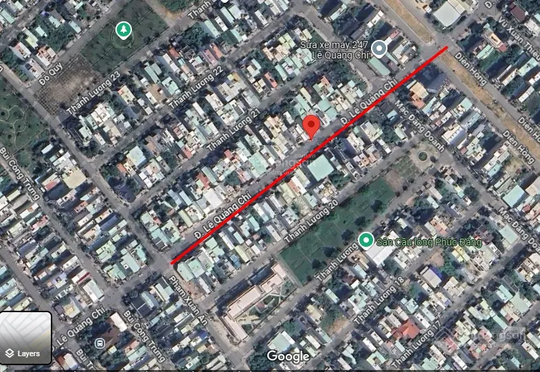 Bán đất đường Lê Quảng Chí (Đông Nam, 10m5) - Hoà Xuân, Cẩm Lệ