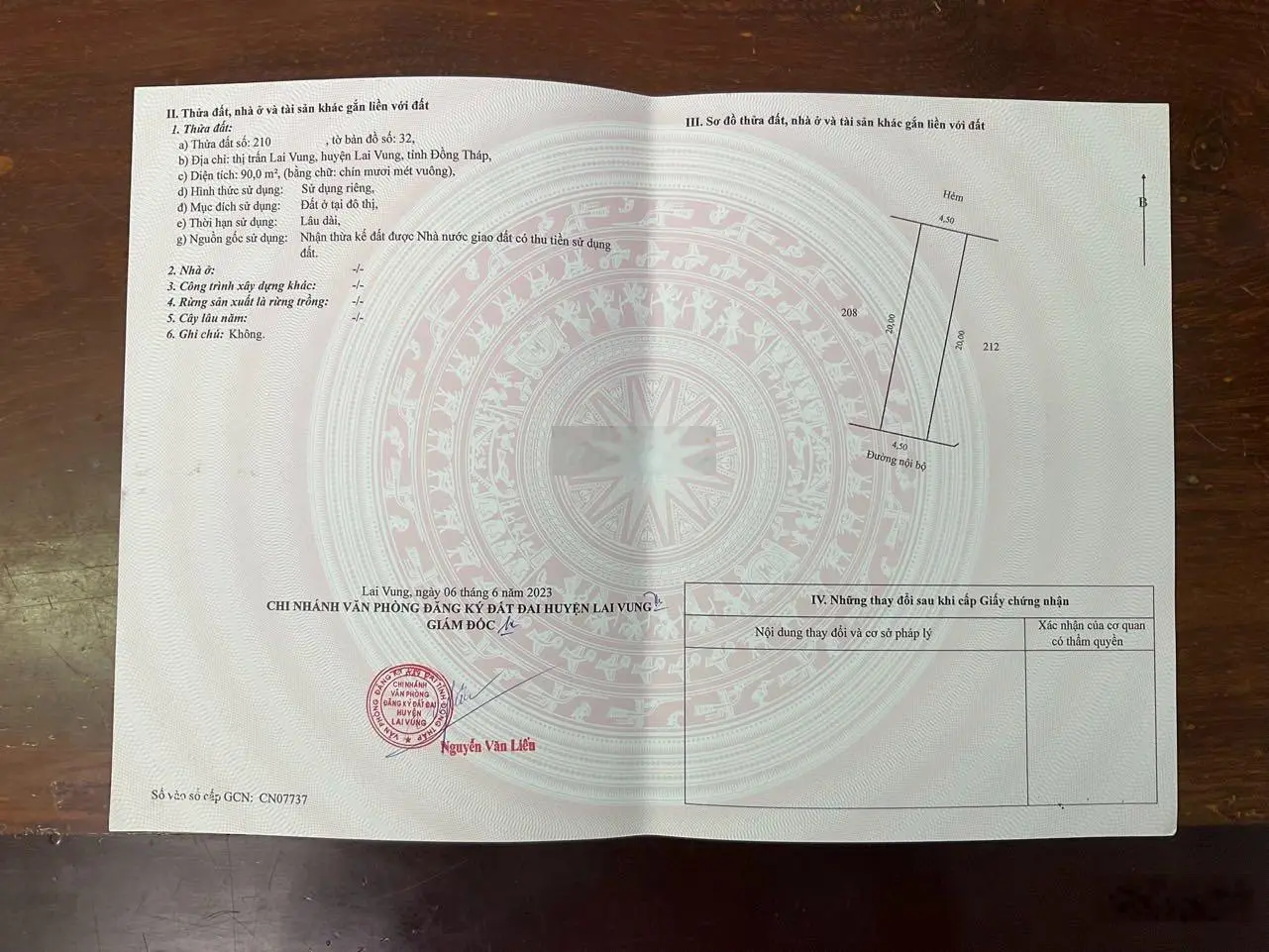 Bán cặp nền góc khu dân cư trung tâm thị trấn Lai Vung, huyện Lai Vung, tỉnh Đồng Tháp
