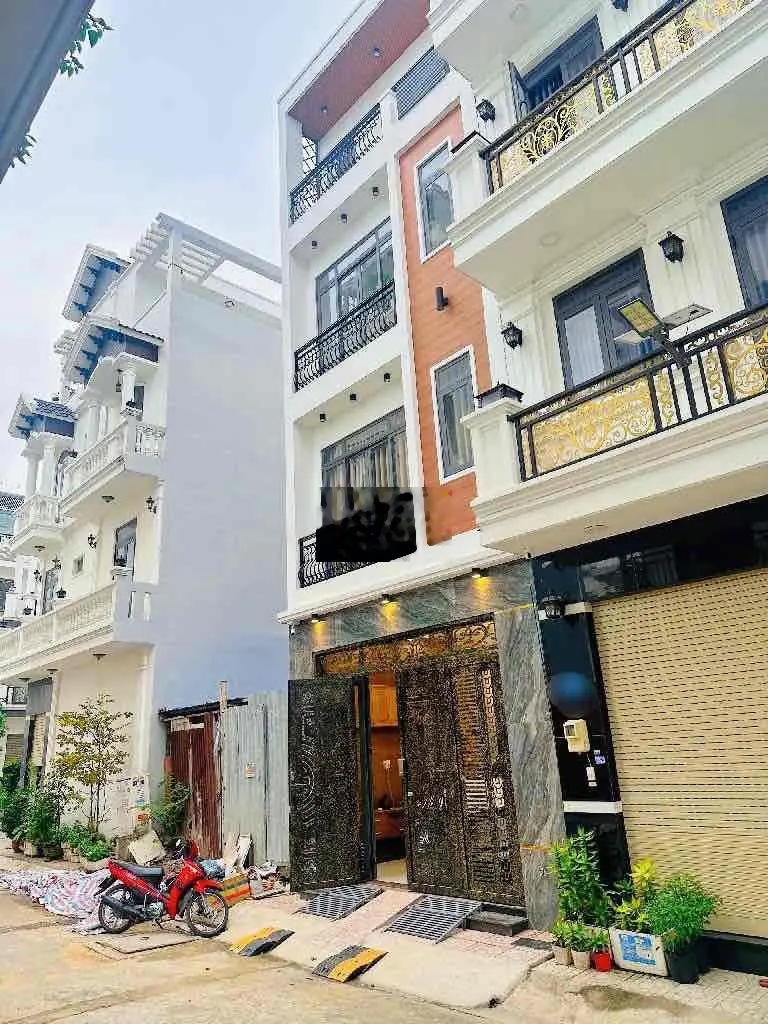 BÁN NHÀ KHU PHÂN LÔ BÀN CỜ BIỆT THỰ - 4 TẦNG - BÌNH THÀNH - 55m2 (5x11