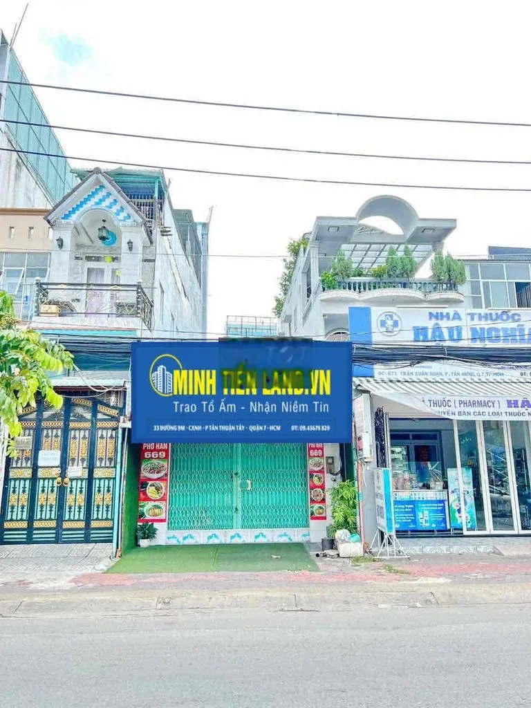 Bán nhà mặt tiền đường Trần Xuân Soạn Quận 7