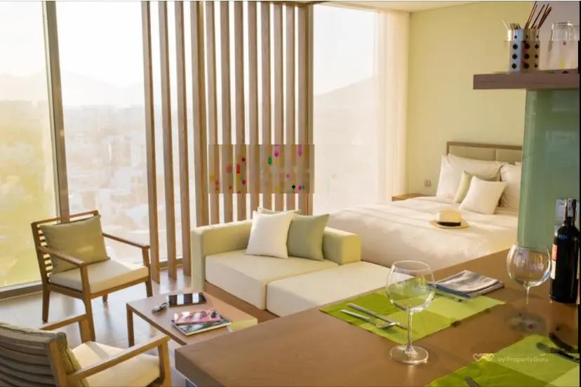 Giá sụp hầm! Căn Fusion Suites 1PN tầng cao ngay mặt biển Mỹ Khê Đà Nẵng full nội thất, sổ hồng sẵn