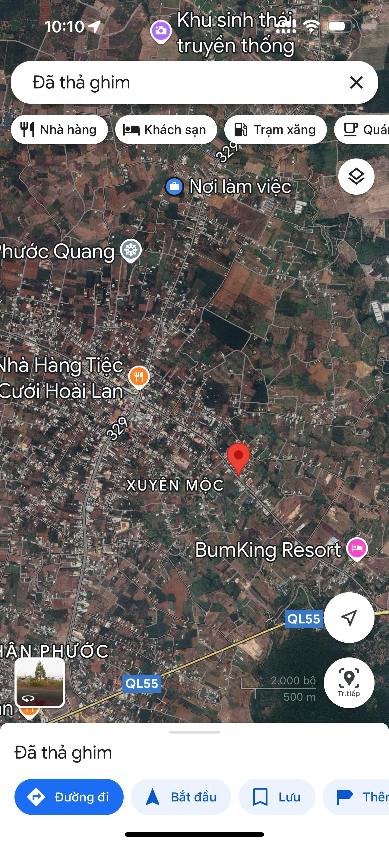Giá chỉ 2,5 tỷ MT Bình Ba - Đá Bạc (QL55 cũ). Đất 2 MT nhựa có 40m2 thổ cư. Lh 0974 764 ***