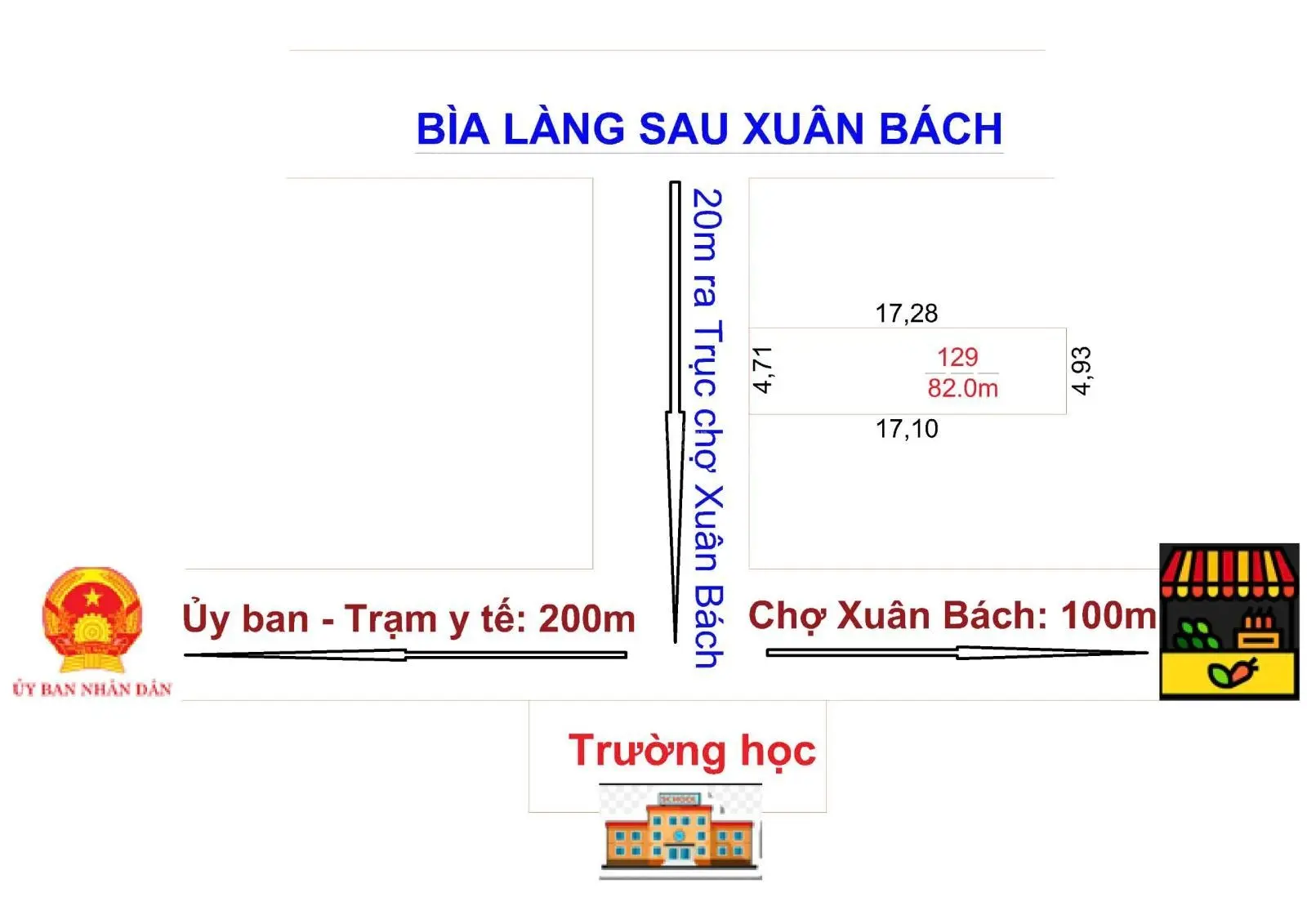 Chính chủ em cần bán mảnh đất thôn Xuân Bách Xã Quang Tiến DT: 82m2. Full thổ