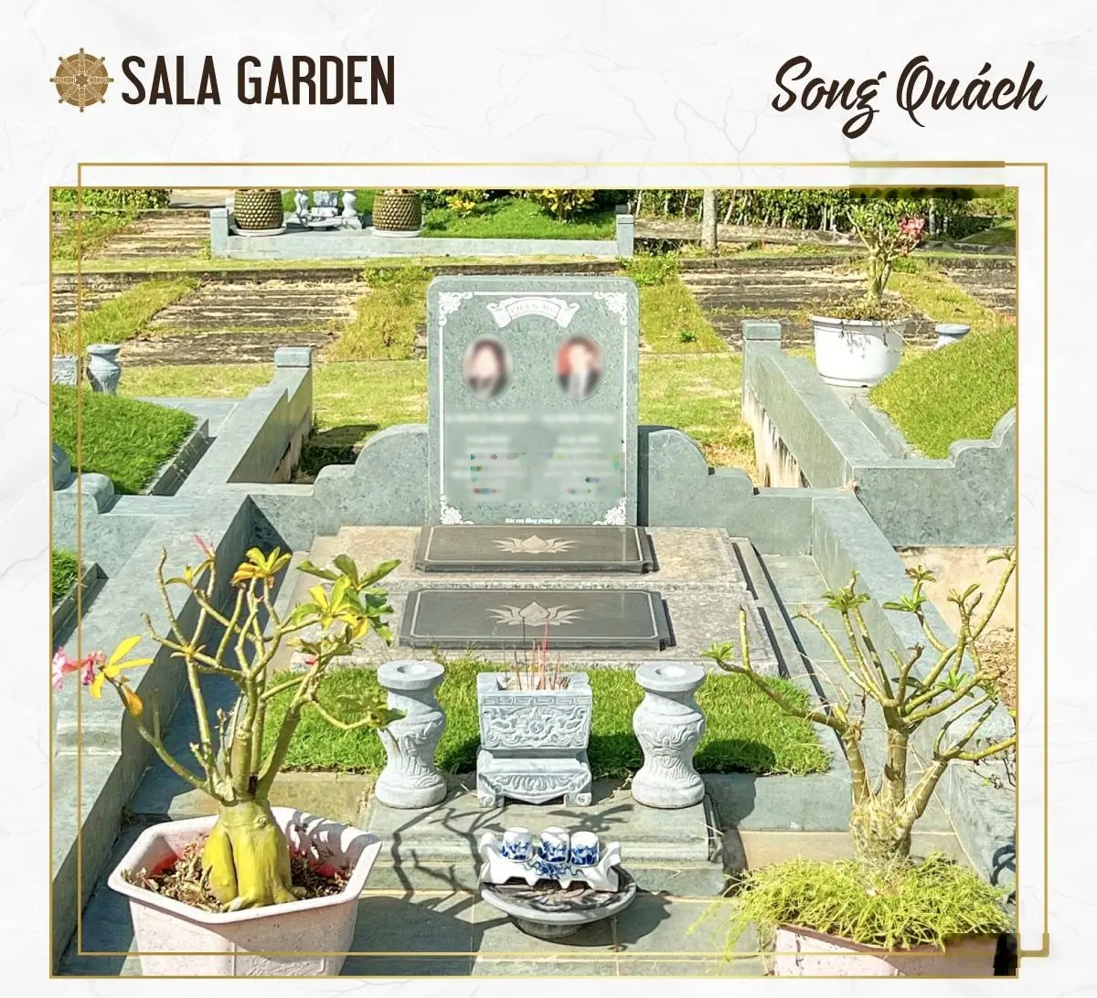 Hoa viên Sala Garden HCM 47tr/mộ, sổ cầm tay