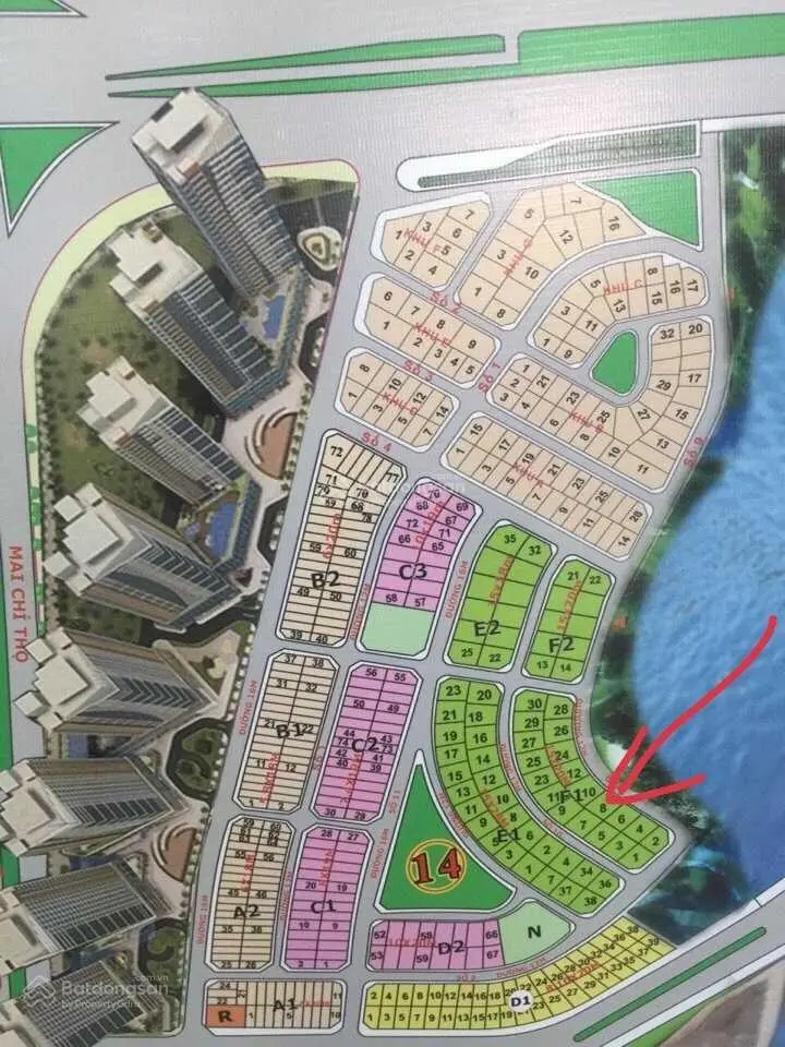 Bán nhanh đất biệt thự KDC Văn Minh 291,4m2, MT Đường số 52, 10x24 nở hậu 18m giá 168 tr/m2