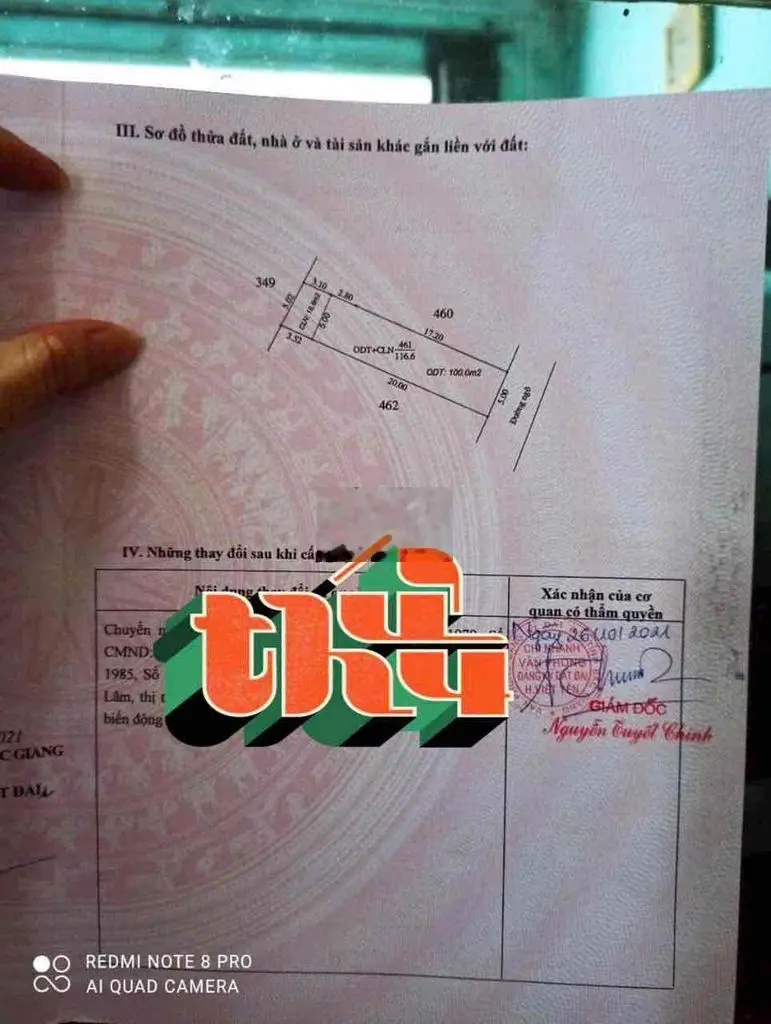 Bán lô đất 5x24 ngay ql1A giá 2 tỷ bớt lộc cho khách mua thiện chí