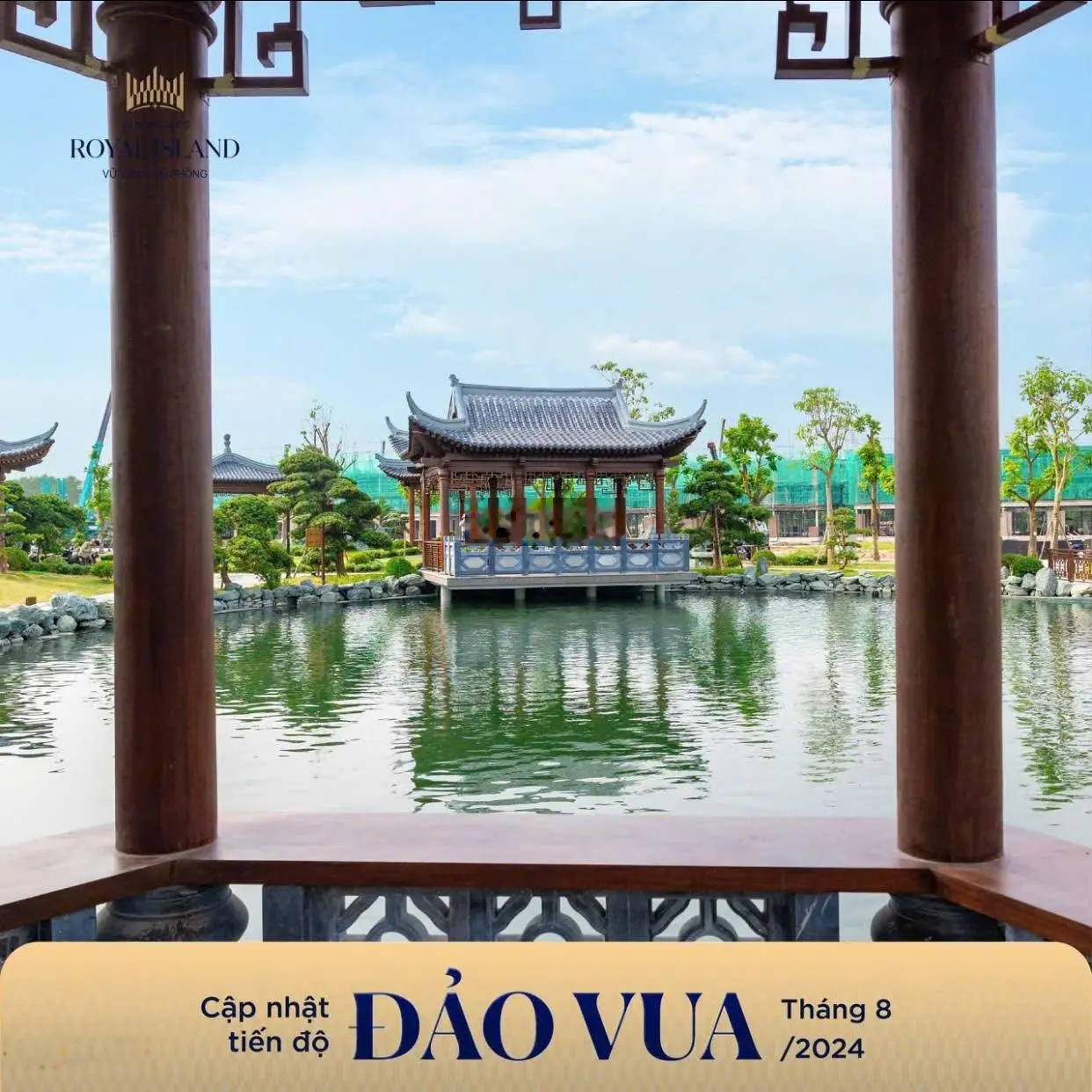 Bán Biệt thự Song Lập Đảo Vua hướng tây nam view ngự hoa viên - bãi biển ĐÔNG BẮC. Lh : 0989 488 ***