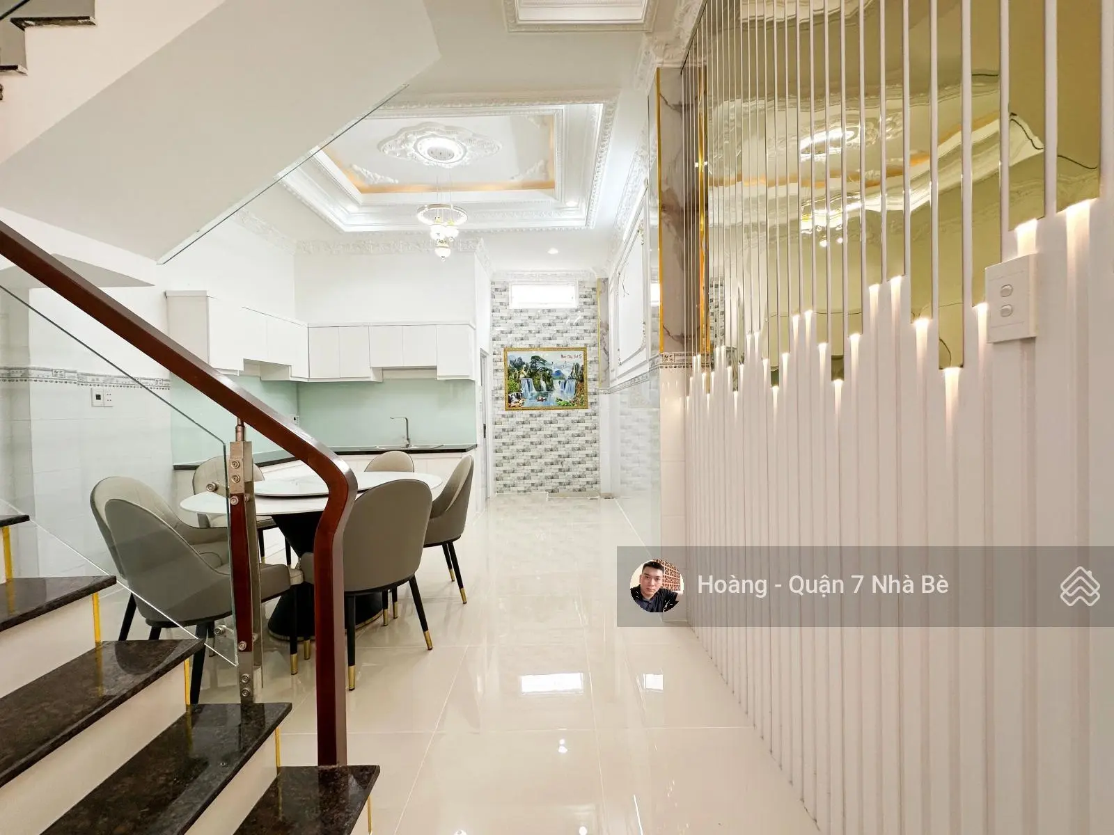 Nhà Mặt Tiền Hẻm-1Sẹc Đường Huỳnh Tấn Phát DT4x15m-1Trệt 2Lầu Sân Thượng 4PN 5WC-Cách Q7 tầm 1,5km