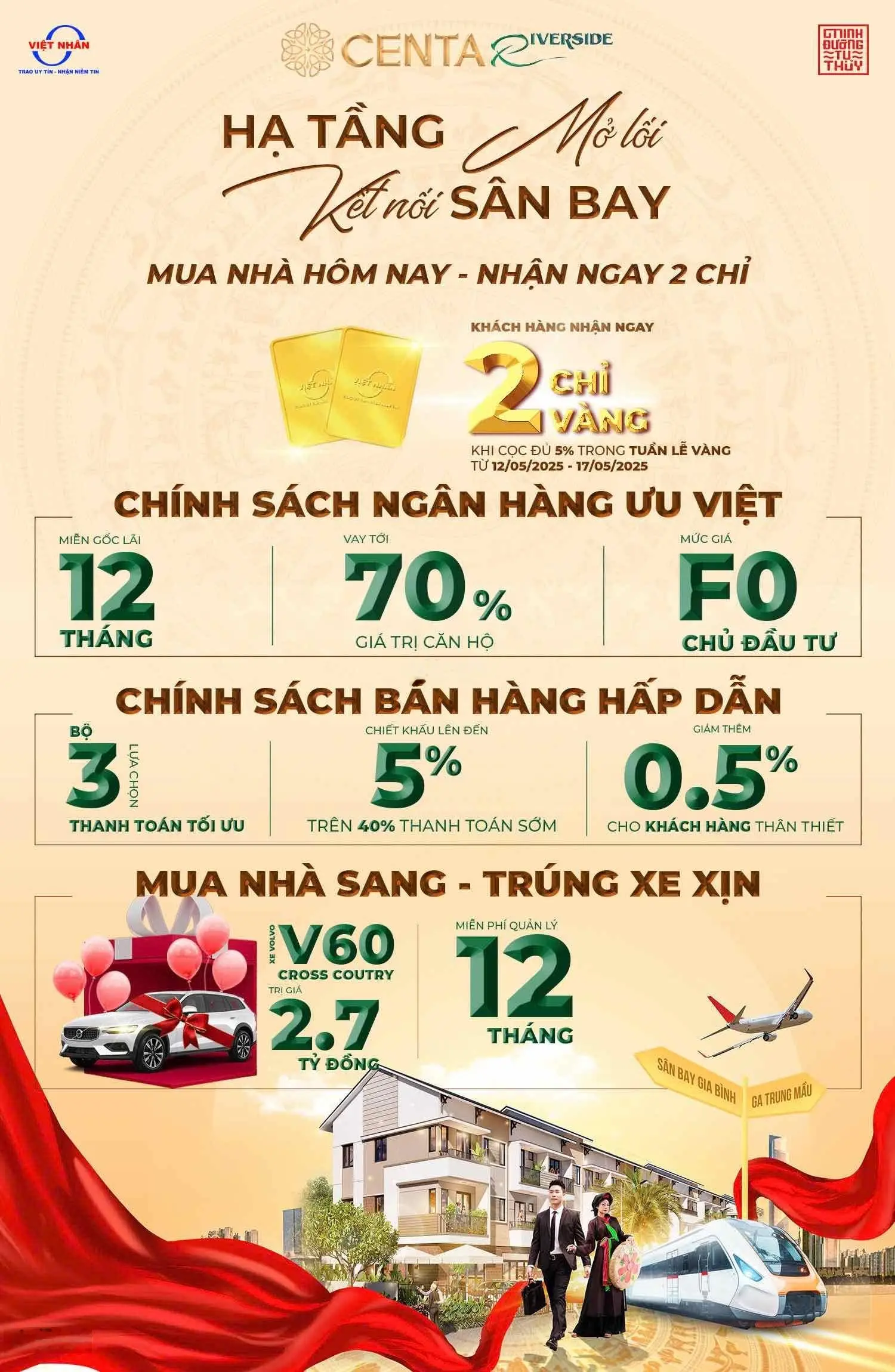 Biệt thự giá gốc cđt kết nối trực tiếp cao tốc sân bay Gia Bình Hà Nội