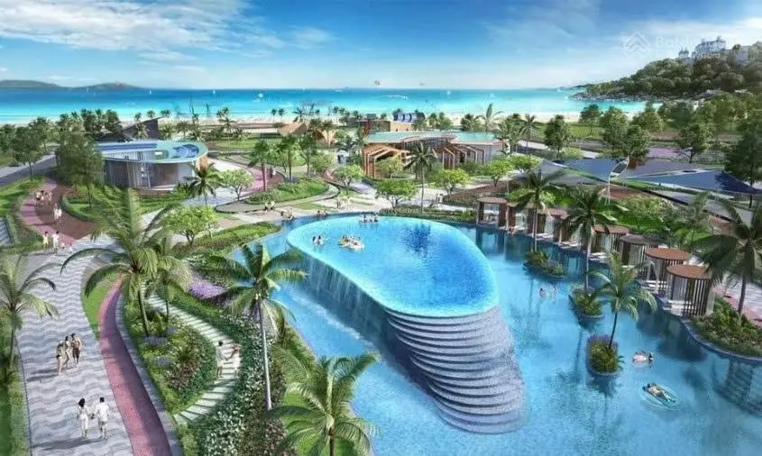Bán nhà phố cạnh Wyndham Cam Ranh sở hữu lâu dài bàn giao full nội thất có hồ bơi từng căn
