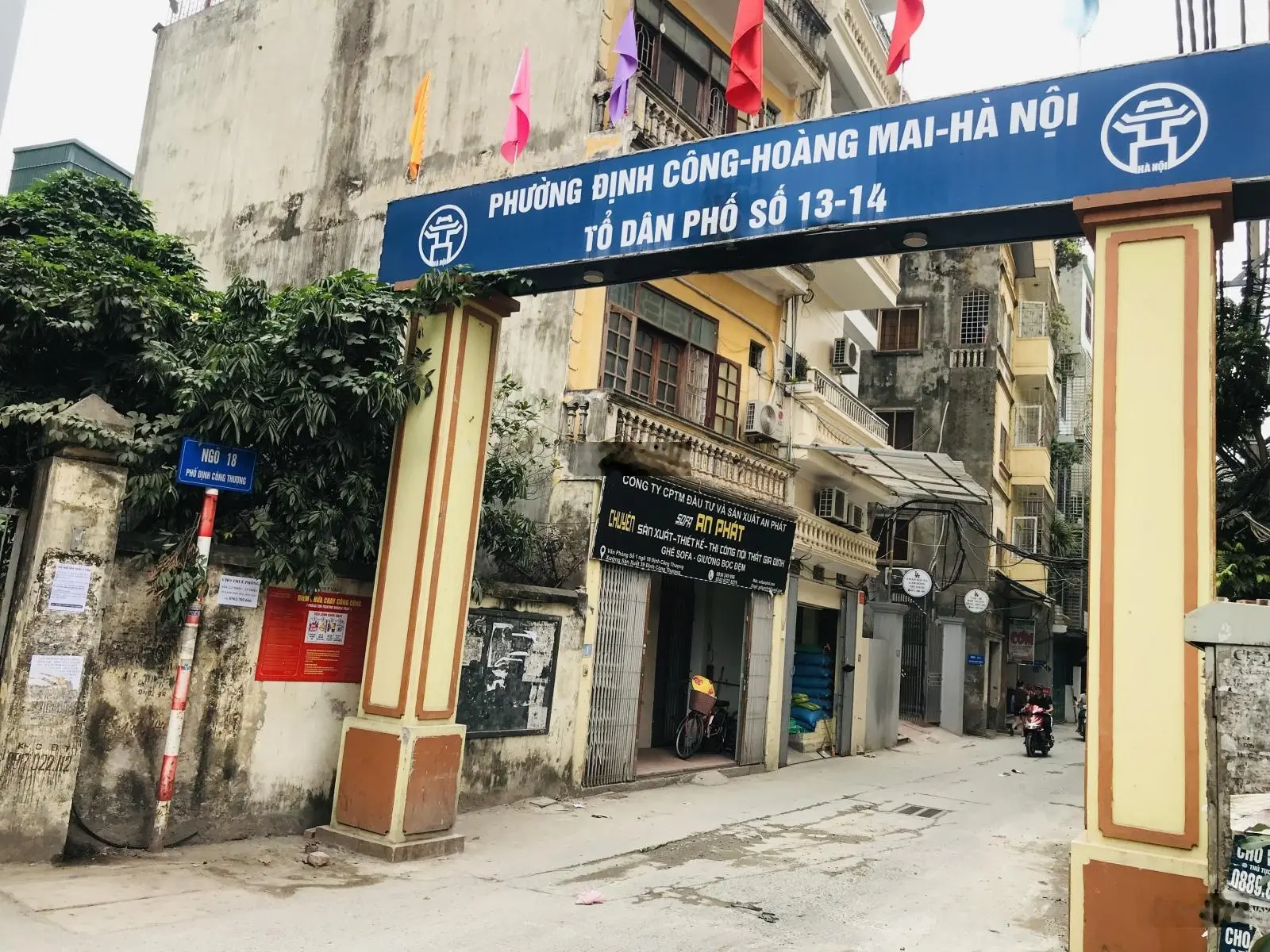 Bán nhà ngõ 18 Định Công Thượng, Cầu Lủ, Hoàng Mai, 35m2, 5tầng, mặt tiền 4m ngay ôtô tránh gần phố